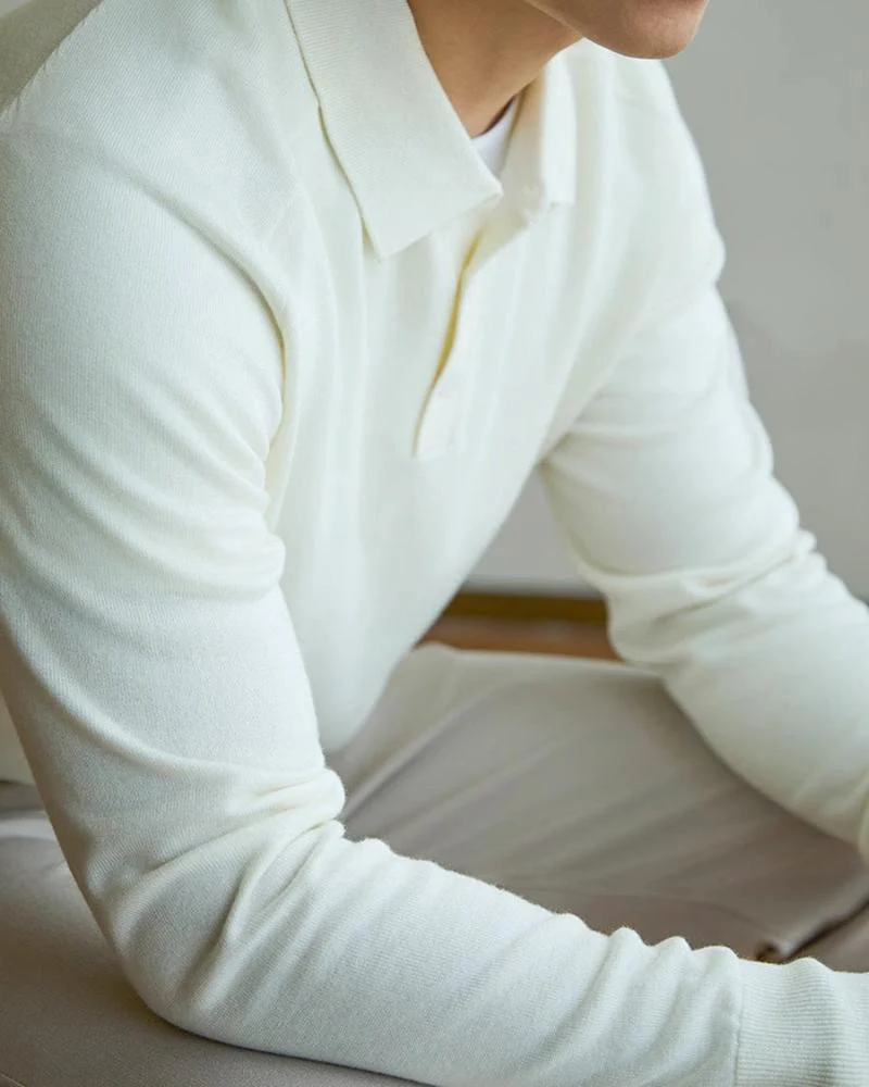 100% Premium Wool Polo - Image 2