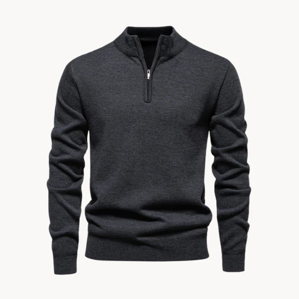 Classic Zip Pullover - Sweater - Image 2