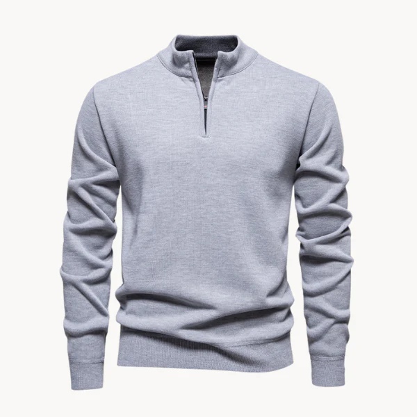 Classic Zip Pullover - Sweater - Image 4
