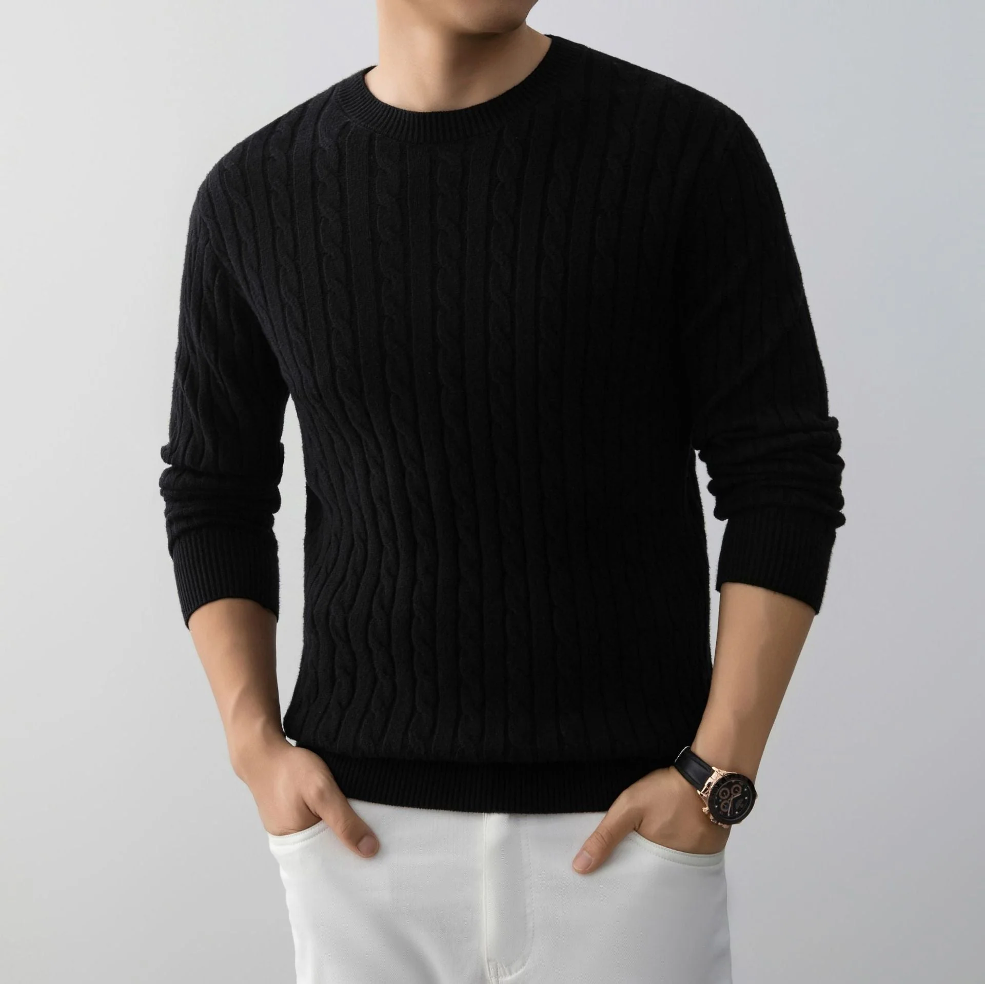 ST. MORITZ Cable Sweater - Image 2
