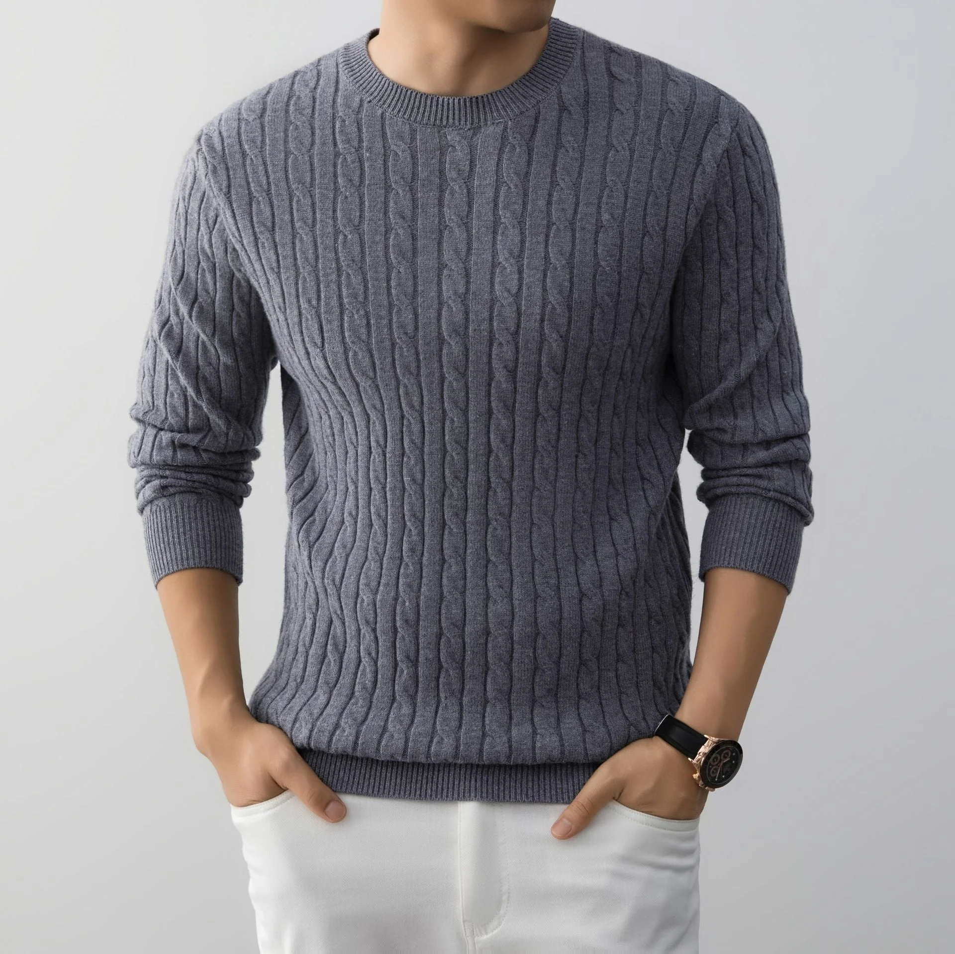 ST. MORITZ Cable Sweater - Image 3