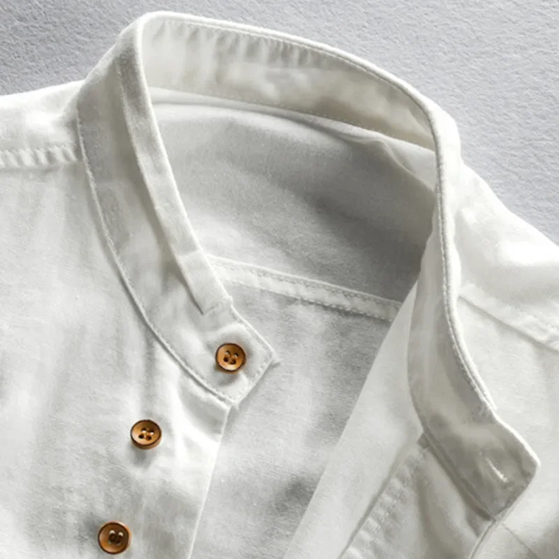 Asuka Japanese Linen Shirt - Image 2