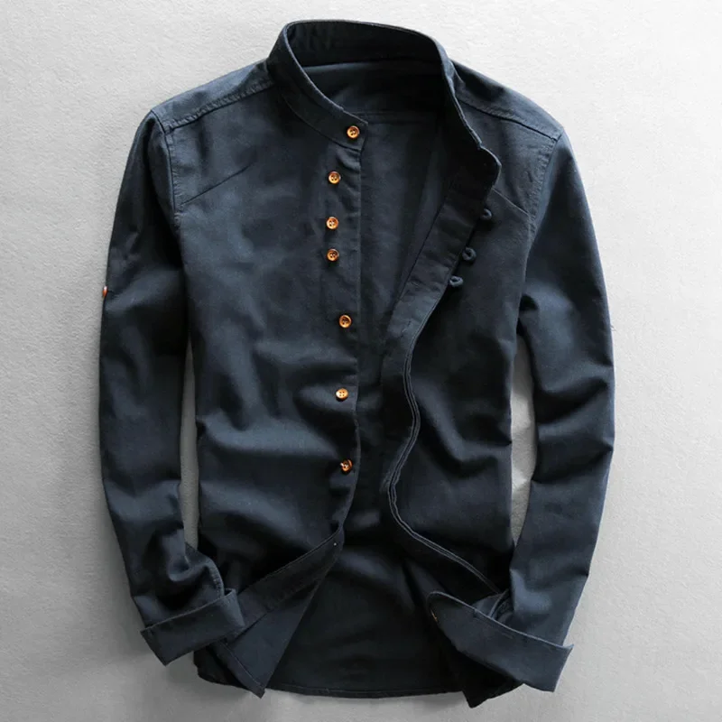 Asuka Japanese Linen Shirt - Image 4