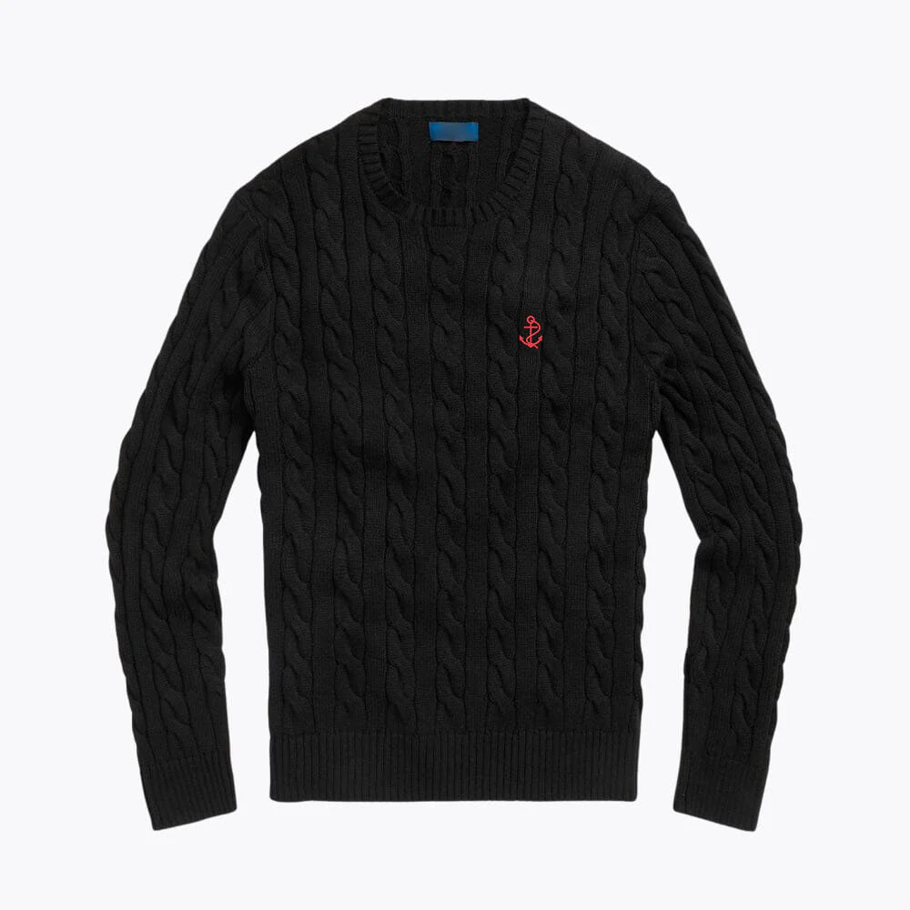 Cable-Knit Cotton Jumper