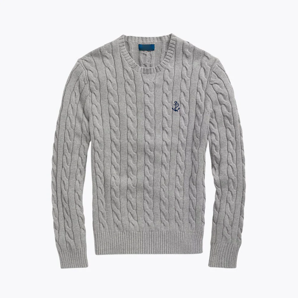 Cable-Knit Cotton Jumper - Image 5