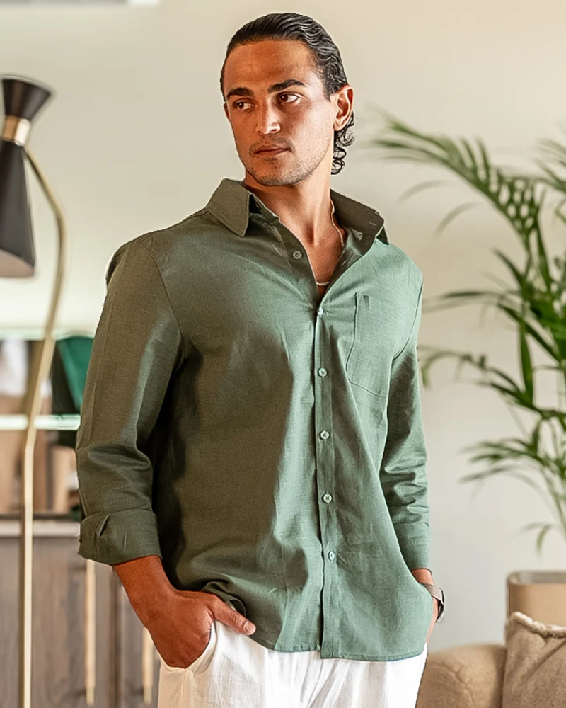 Cape Town – 100% Linen Shirt - Image 17