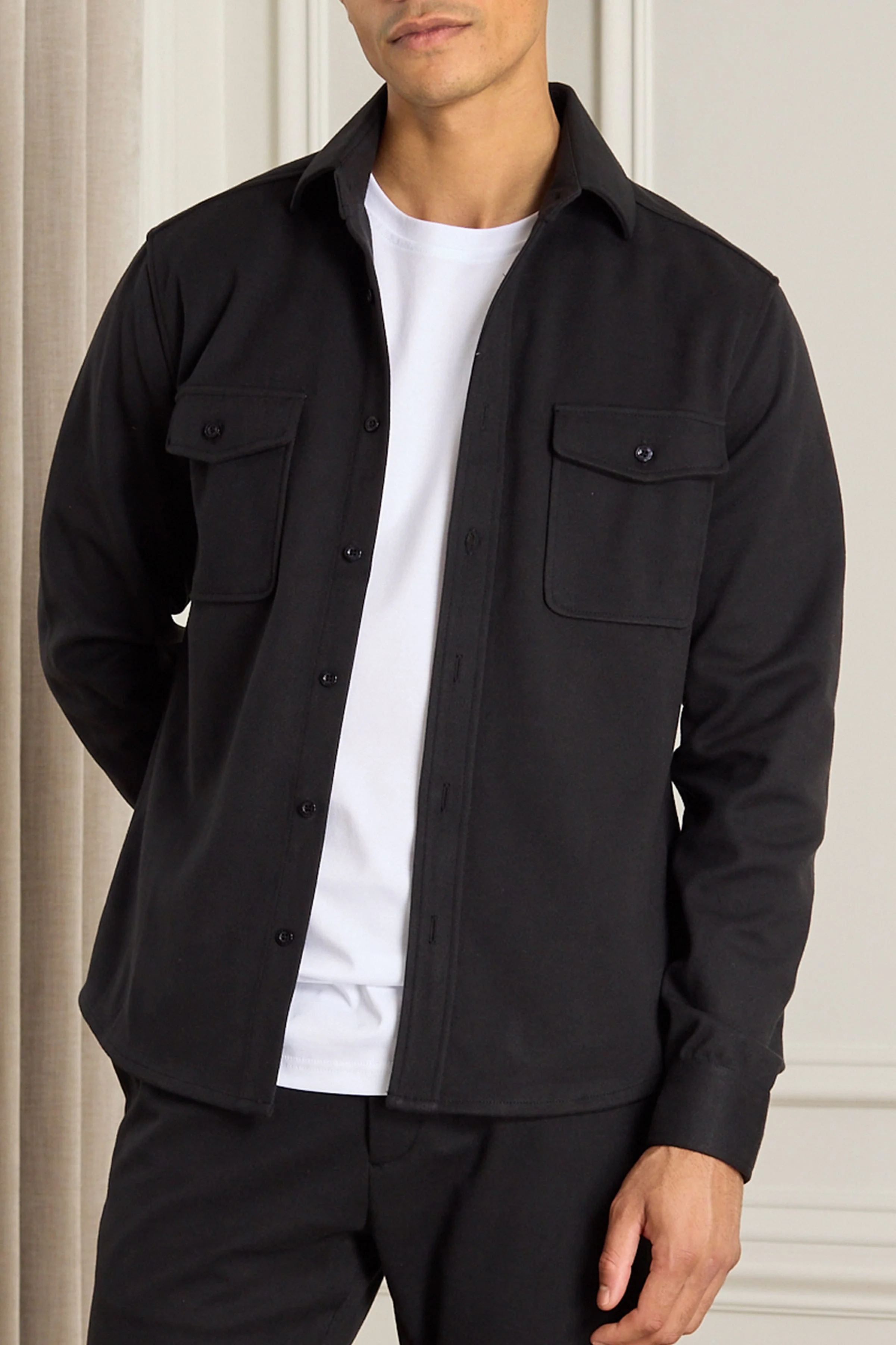 Elijah Overshirt - Black - Image 4
