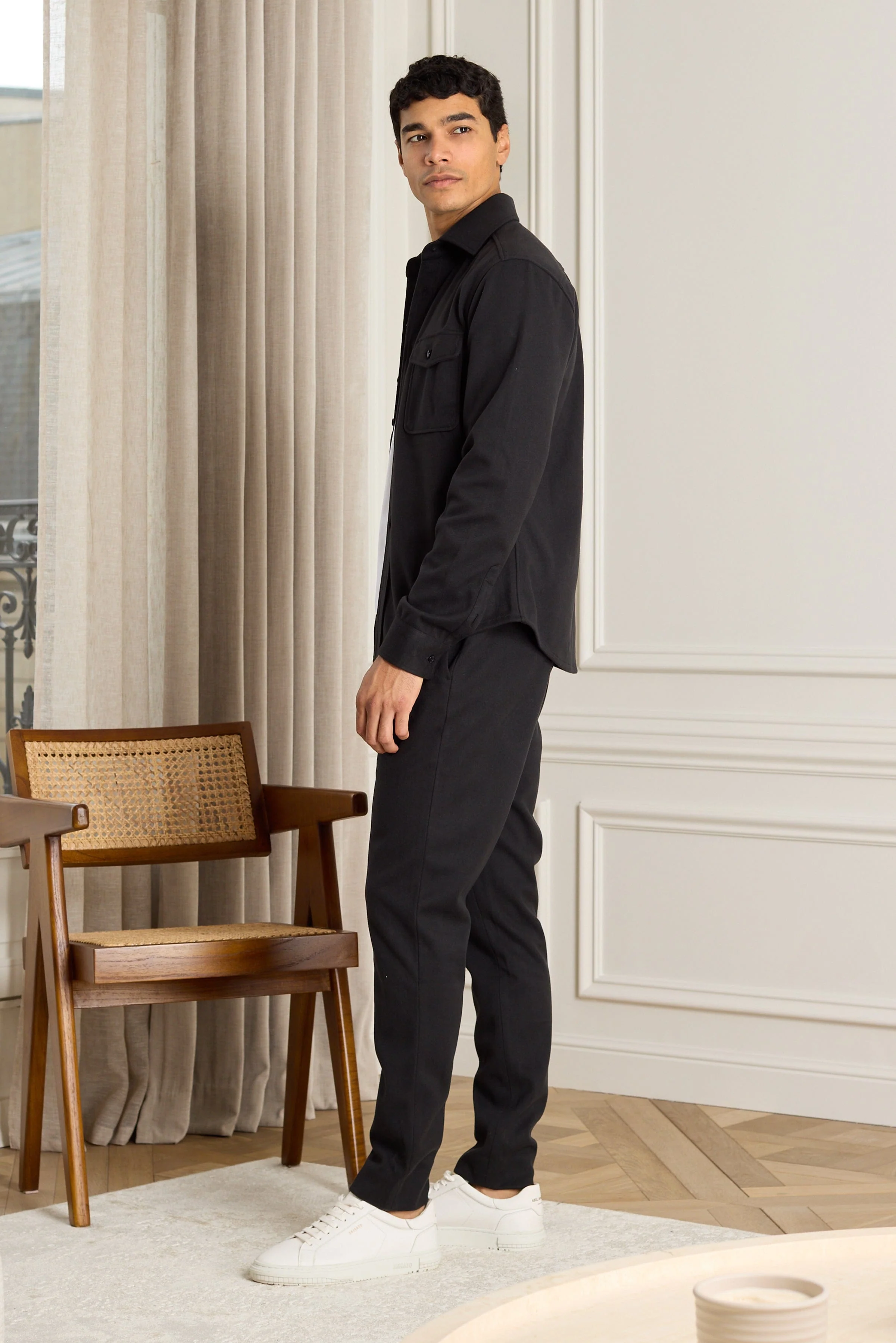 Elijah Overshirt - Black - Image 5