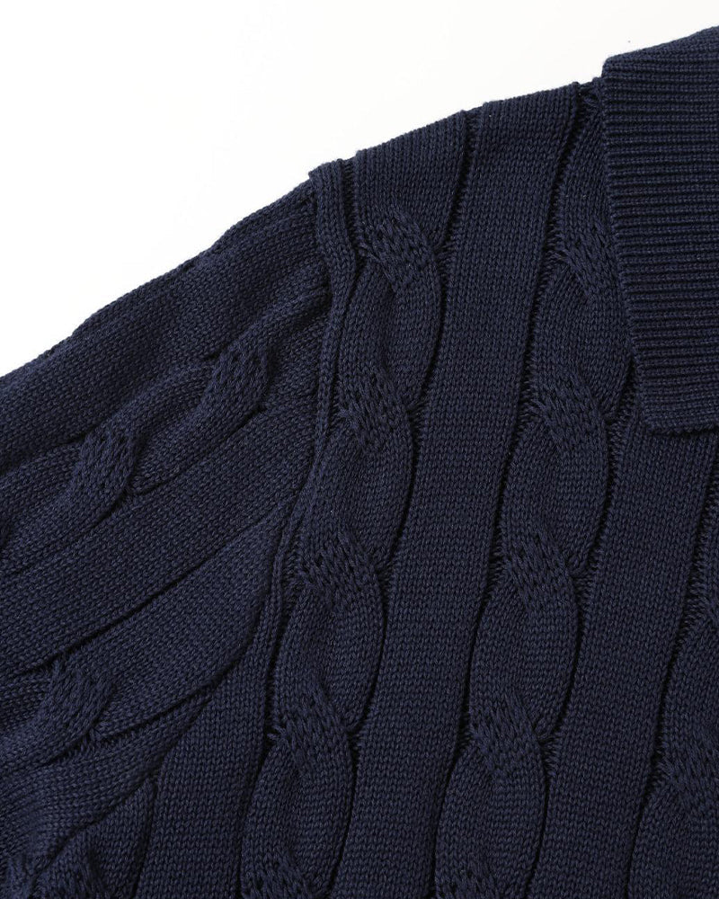 FLORENCE Cable Knit Polo - Image 14