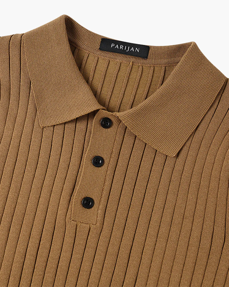 GIMCHEON Knitted Polo Shirt - Image 11