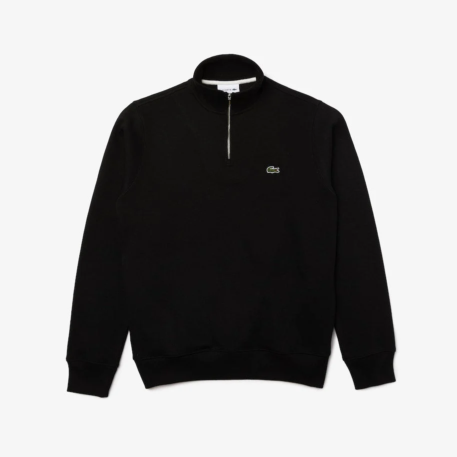 Zippered Stand Up Collar Sweat