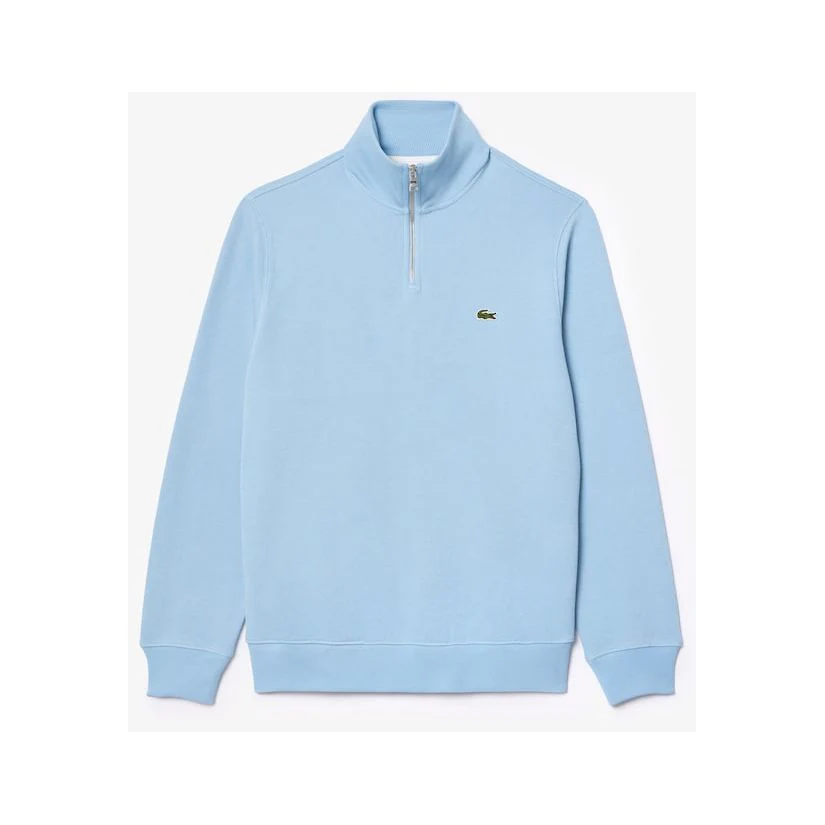 Zippered Stand Up Collar Sweat