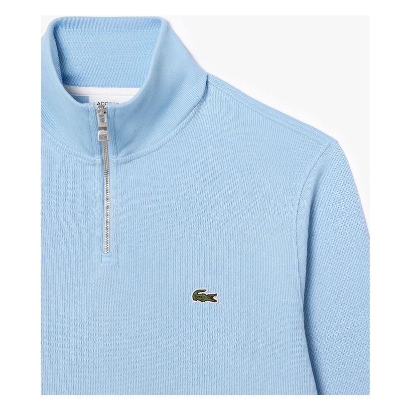 Zippered Stand Up Collar Sweat - Image 2