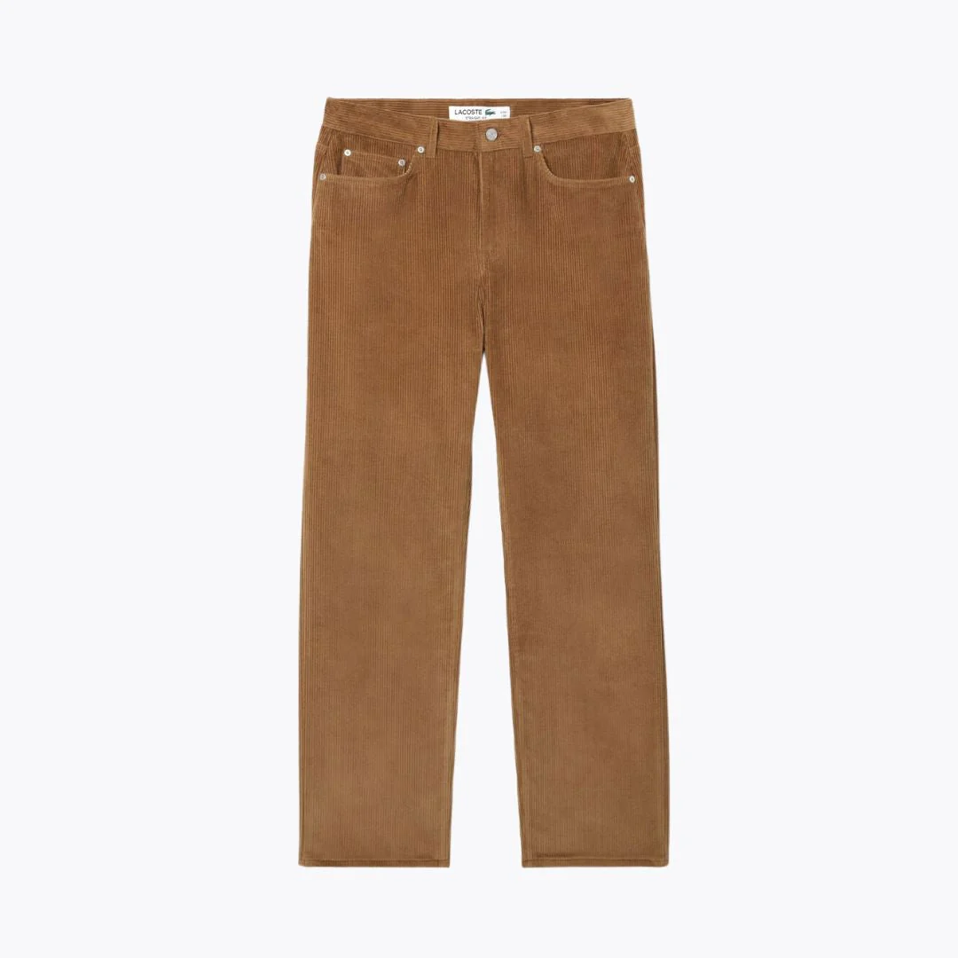 LC 5 Pocket Straight Fit Velour Pants