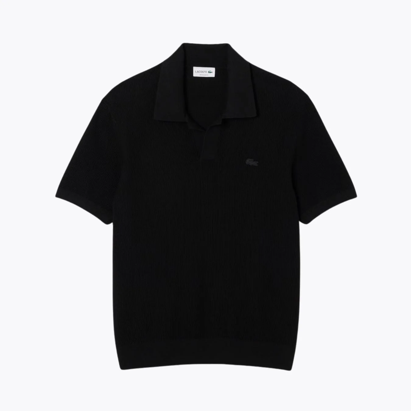 LC Cotton Blend Open Polo Collar Sweater - Image 2