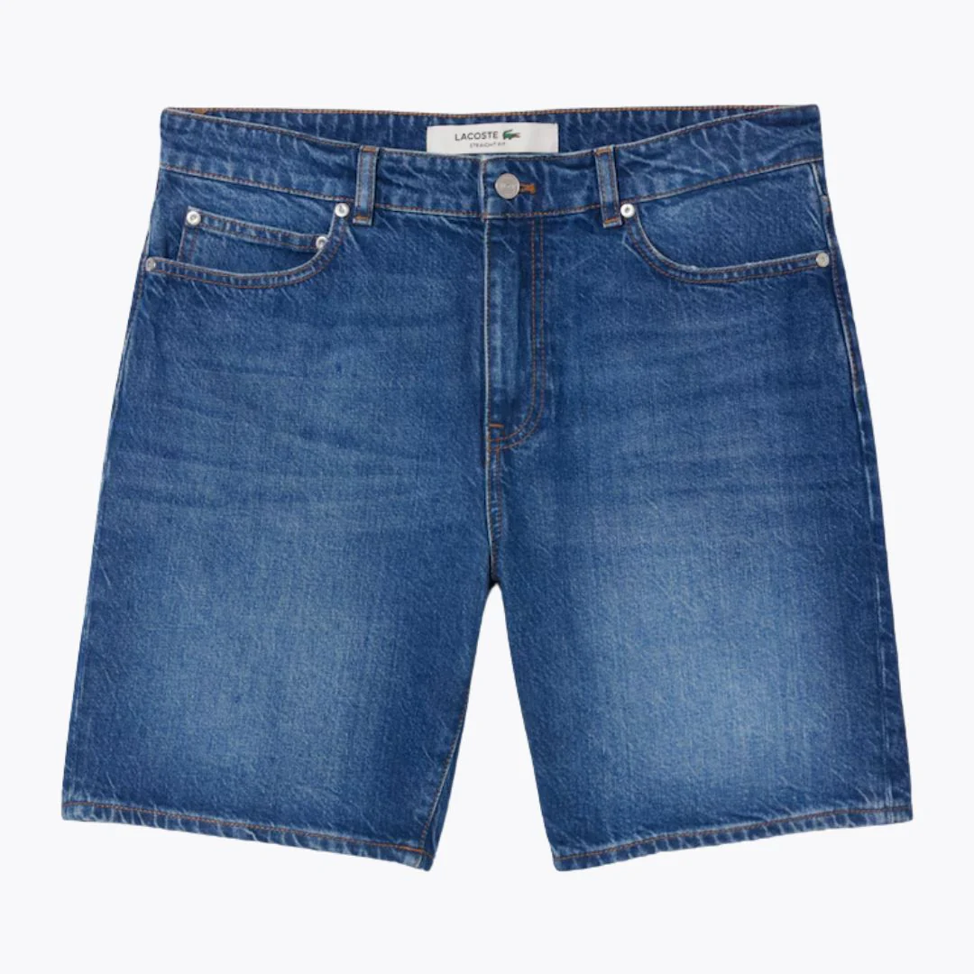 LC Straight Fit Denim Bermuda Shorts - Image 2