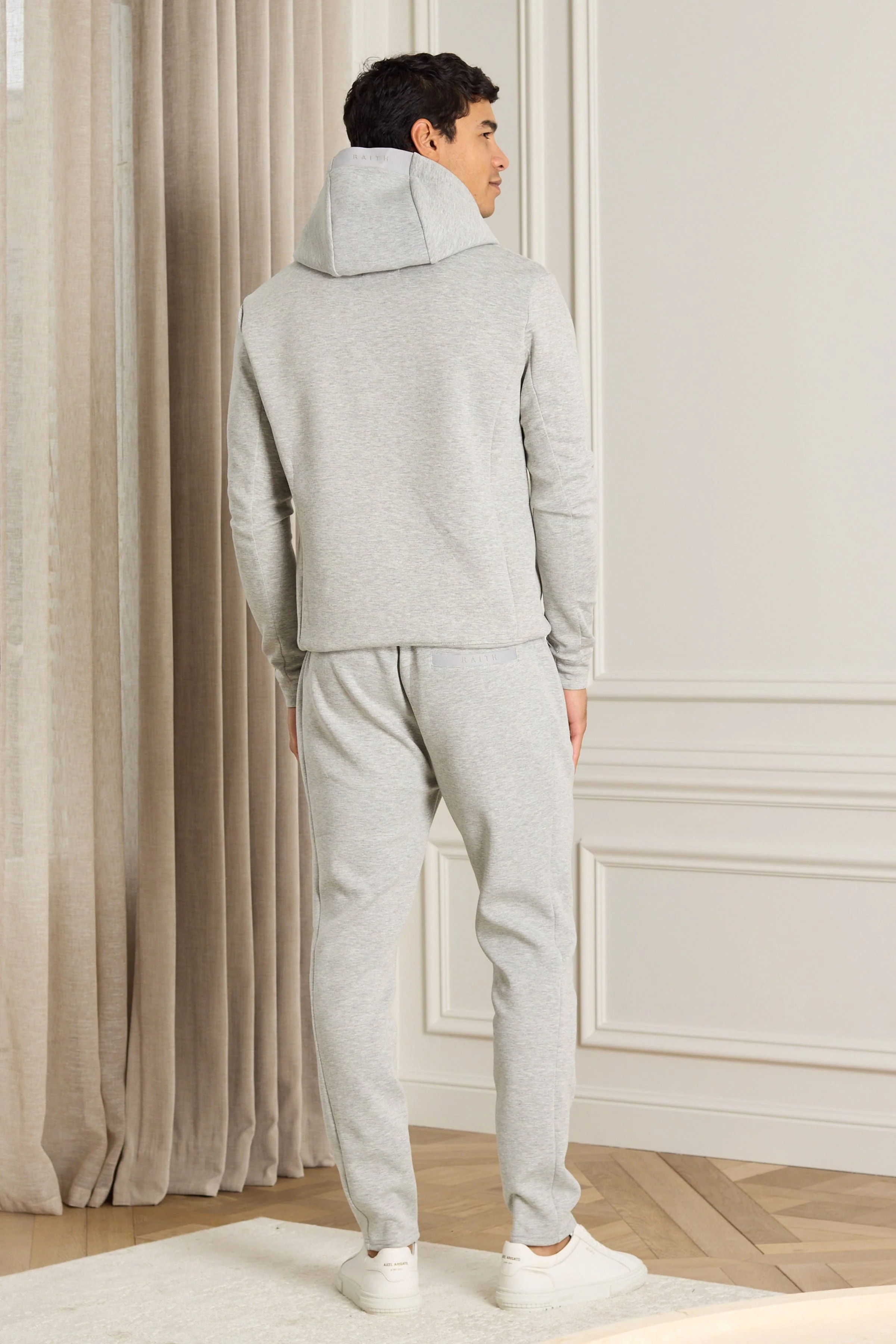 Luxe Hoodie - Grey Marl - Image 12