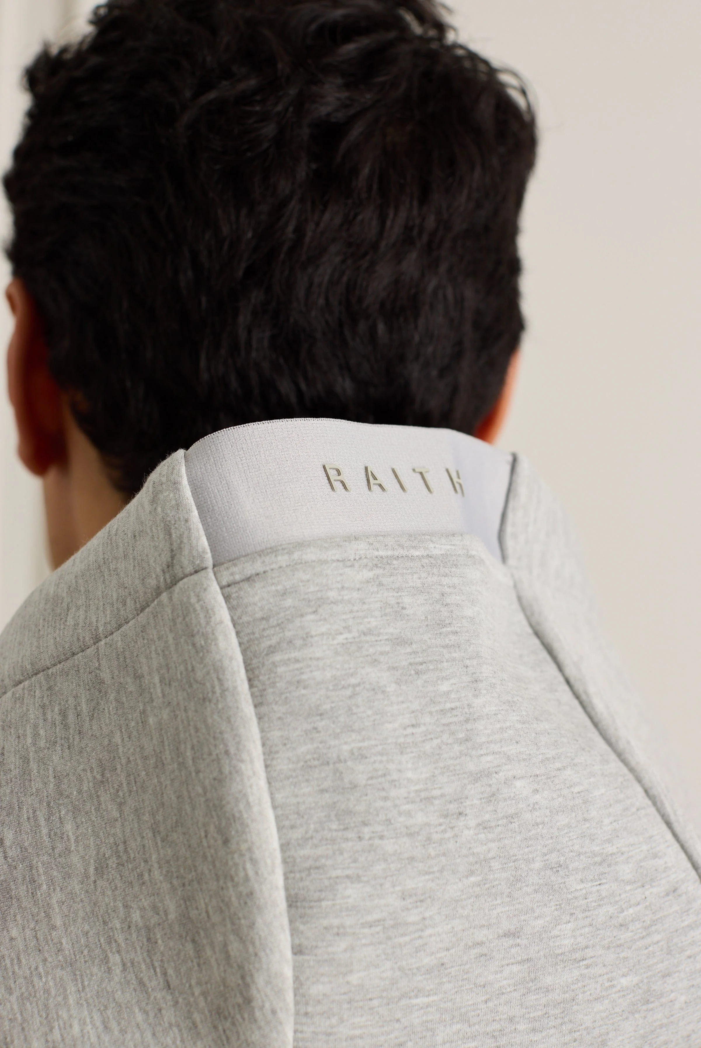 Luxe Hoodie - Grey Marl - Image 13