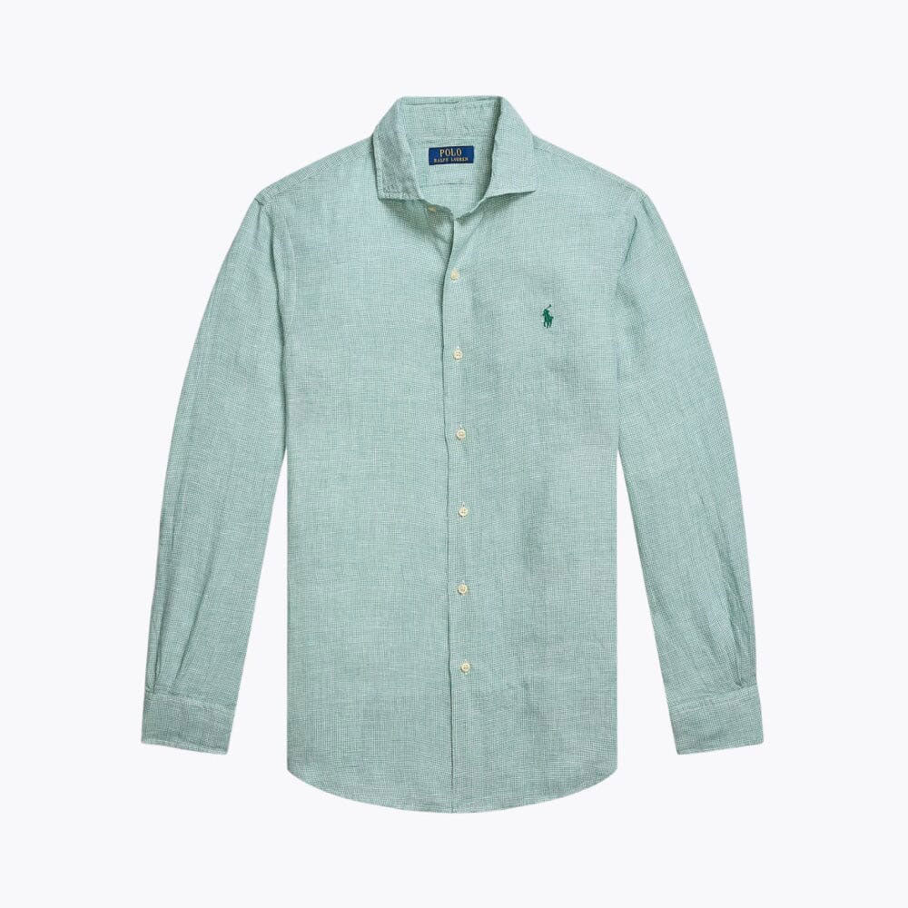 Tailored Linen Button-Down Shirt - Image 3
