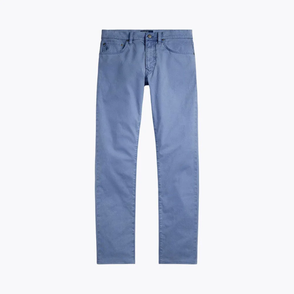 Slim Fit Wrinkle-Resistant Cotton Twill Pants - Image 2