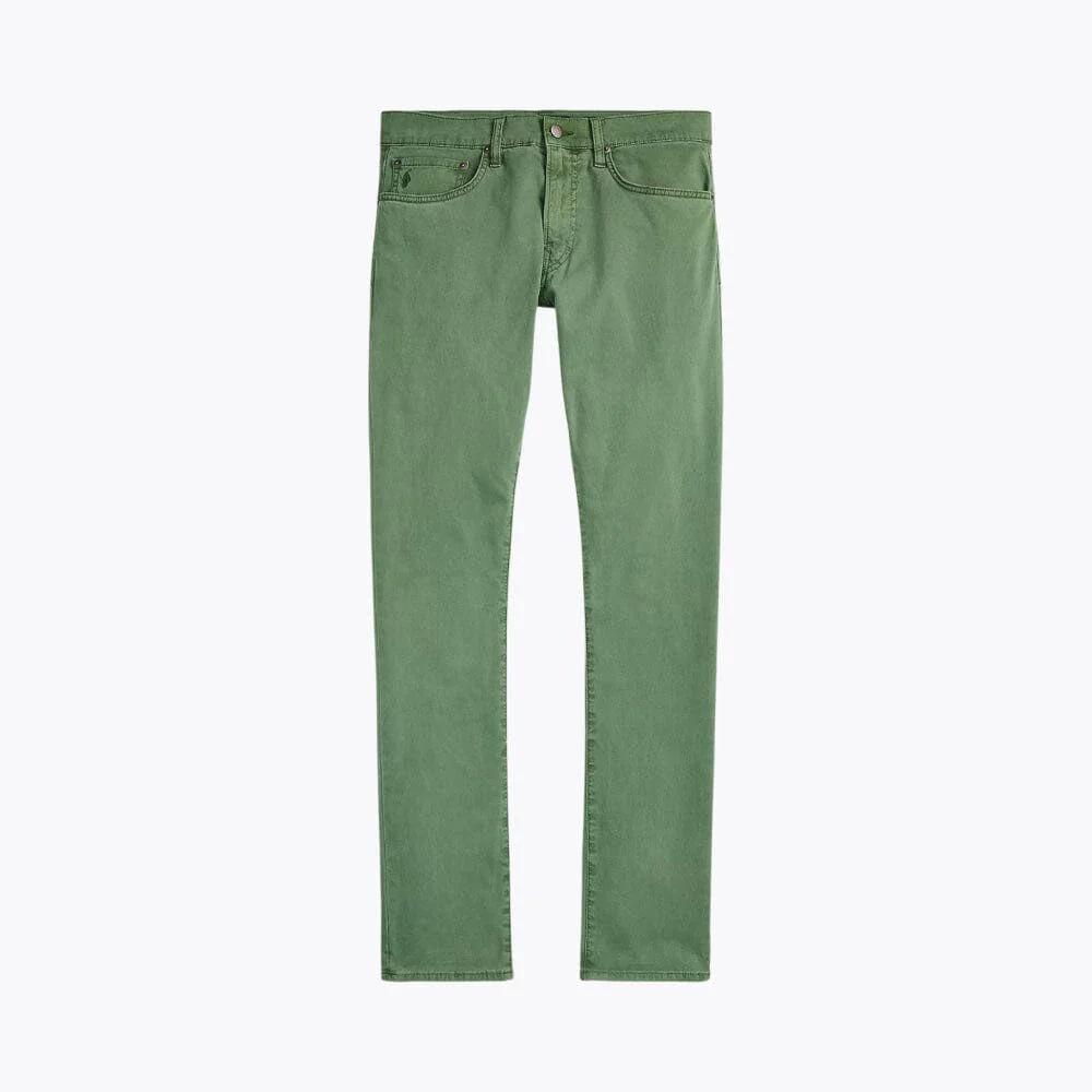 Slim Fit Wrinkle-Resistant Cotton Twill Pants - Image 3