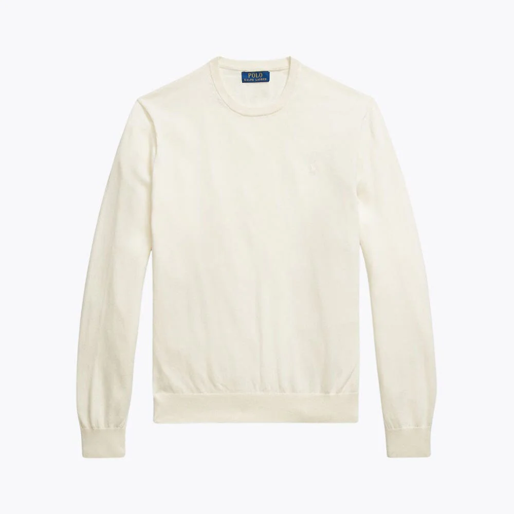 Cotton Cashmere Blend Crewneck Sweater - Image 2