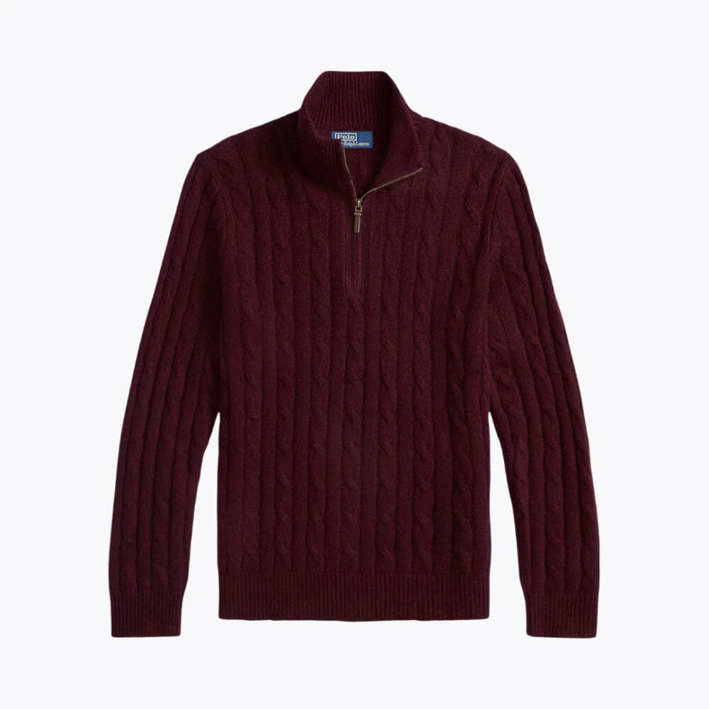 Premium Quarter-Zip Knit Sweater - Image 3