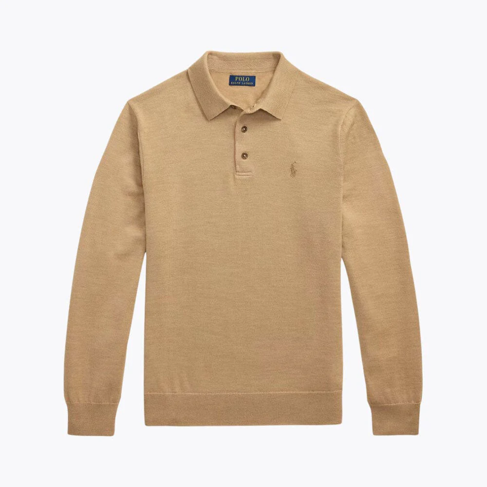 Fit Wool Collared Sweater