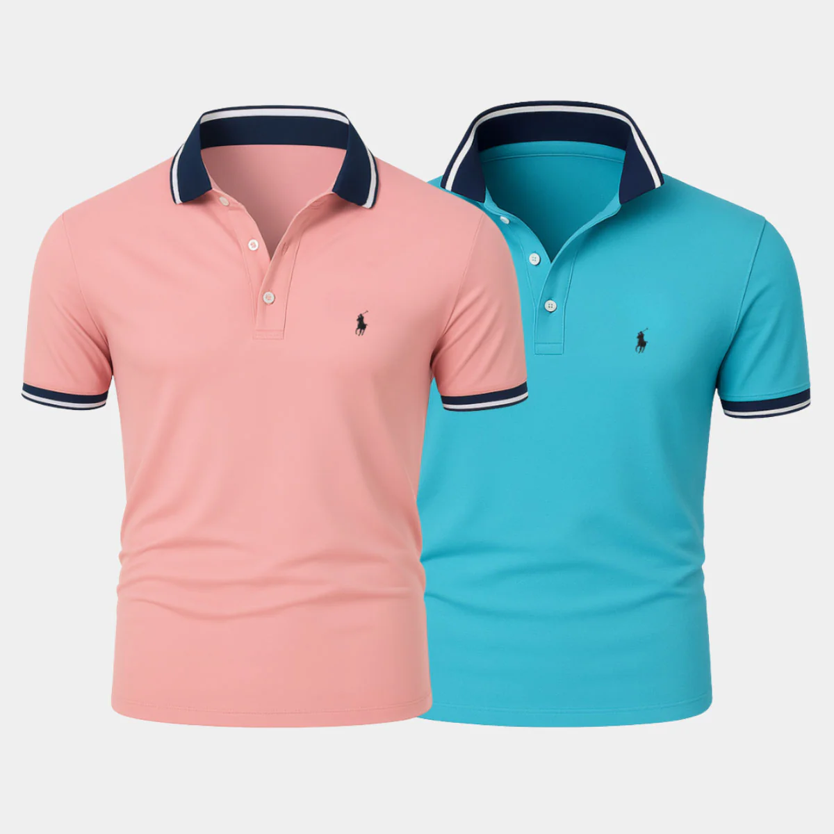 Slim Fit Cotton-Blend Shirt Duo - Buy 1, Get 1 Free - Image 5