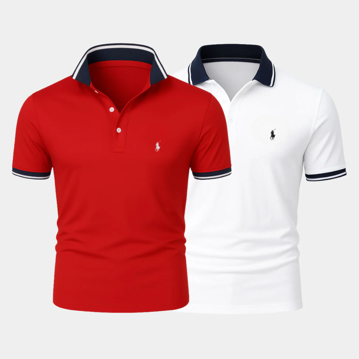 Slim Fit Cotton-Blend Shirt Duo - Buy 1, Get 1 Free - Image 6