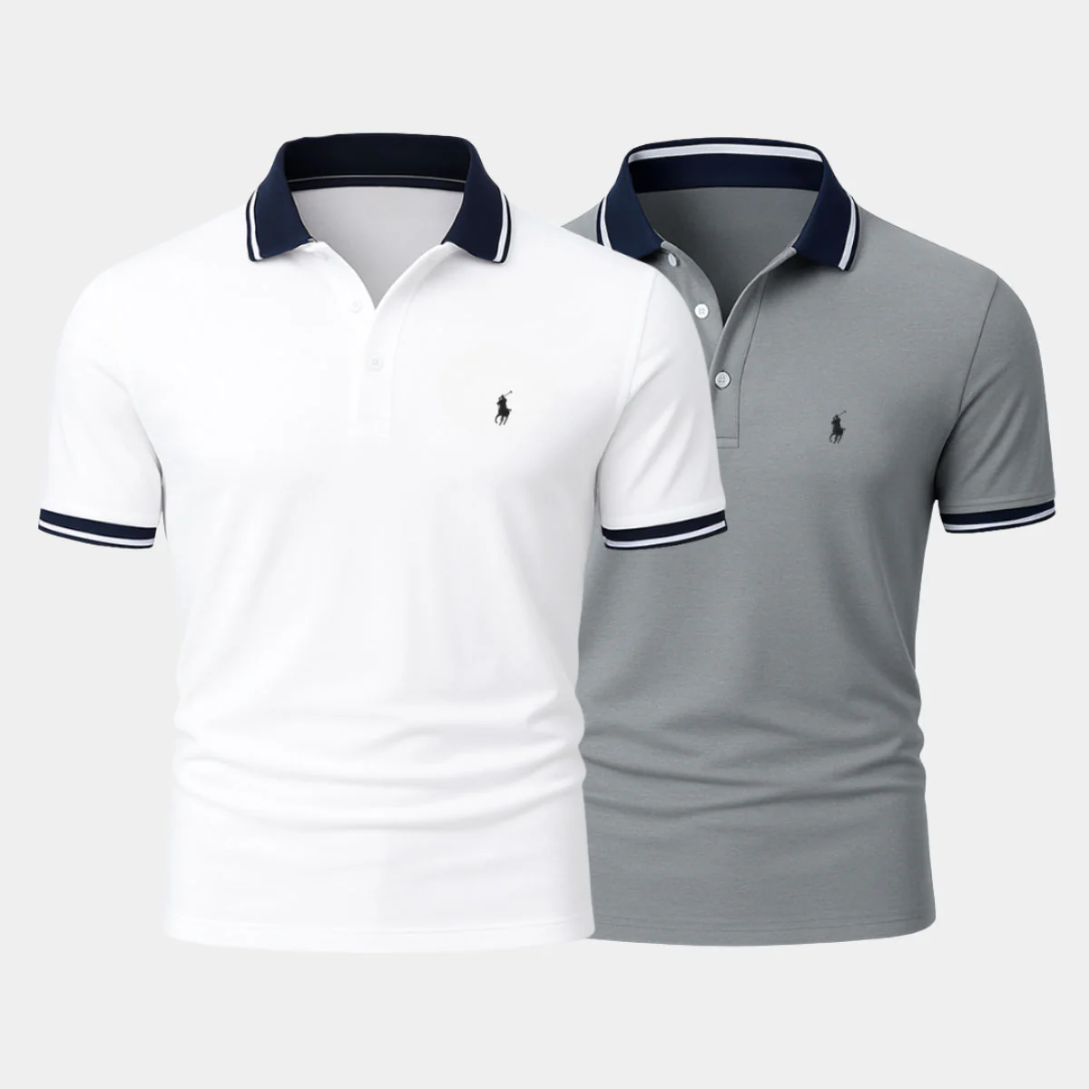 Slim Fit Cotton-Blend Shirt Duo - Buy 1, Get 1 Free - Image 7