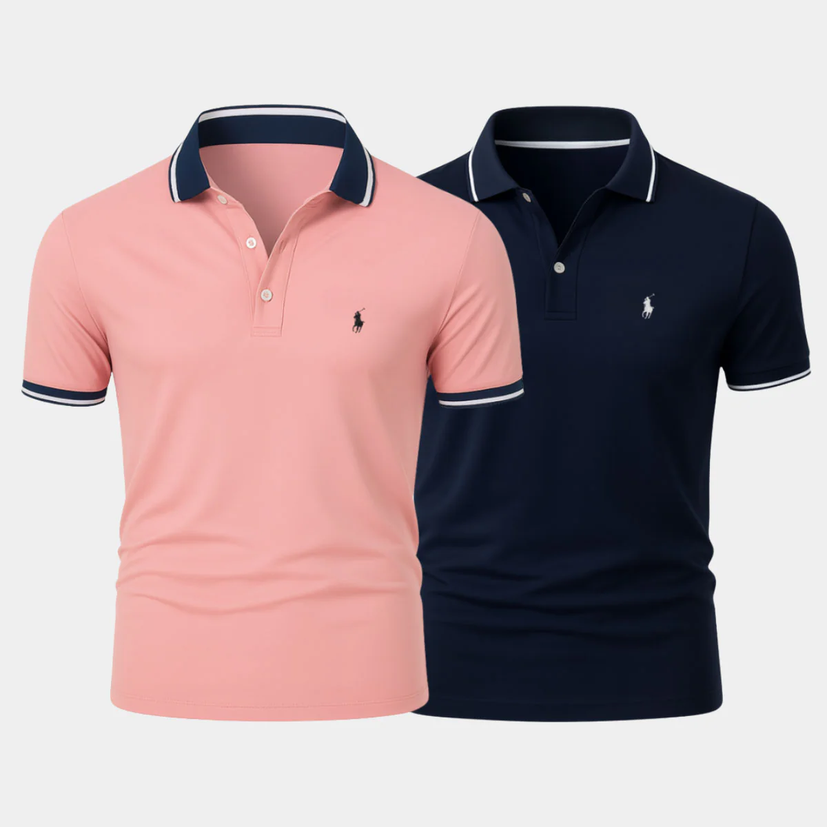 Slim Fit Cotton-Blend Shirt Duo - Buy 1, Get 1 Free - Image 9