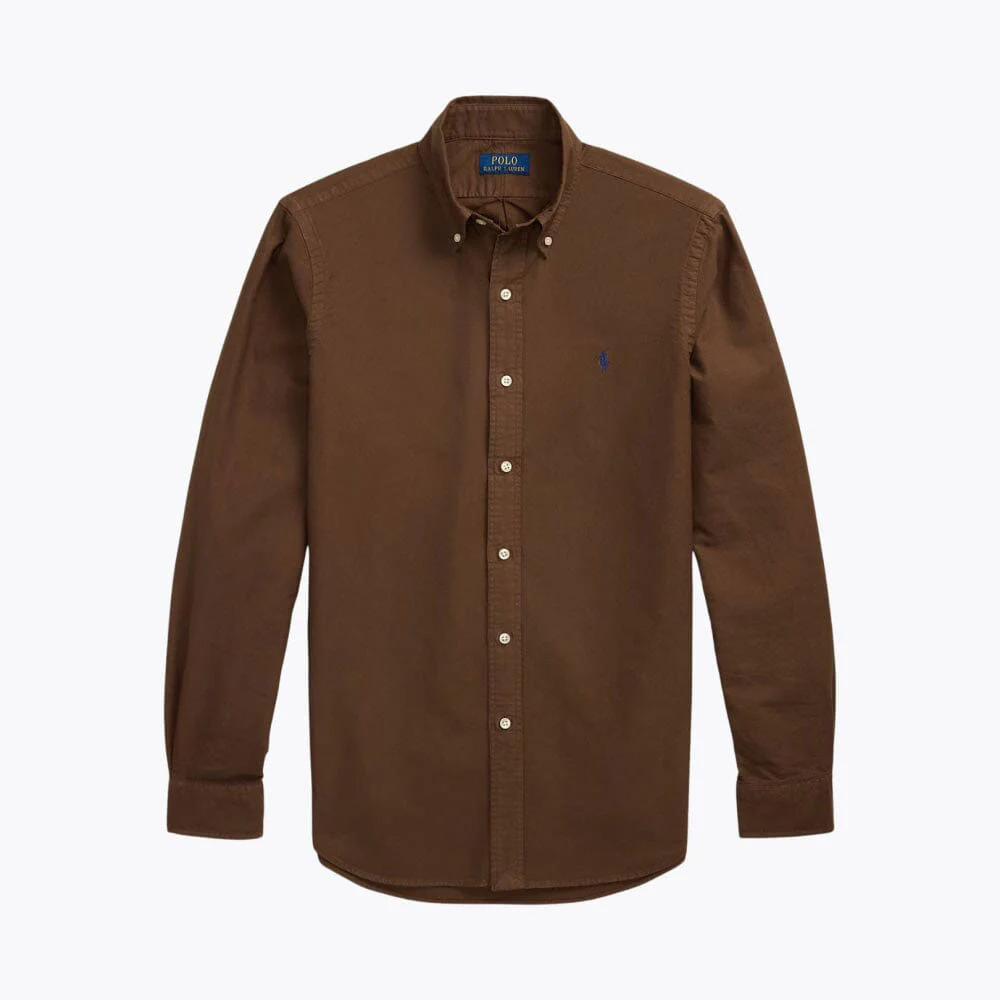 Slim Fit Cotton Oxford Shirt - Image 2