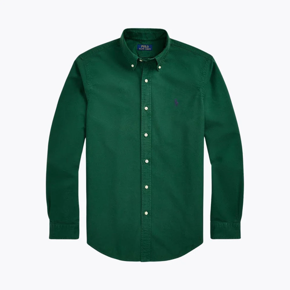 Slim Fit Cotton Oxford Shirt - Image 6