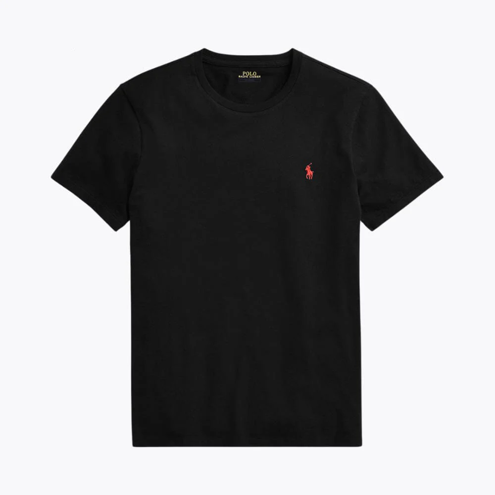 Fitted Cotton Crewneck T-Shirt