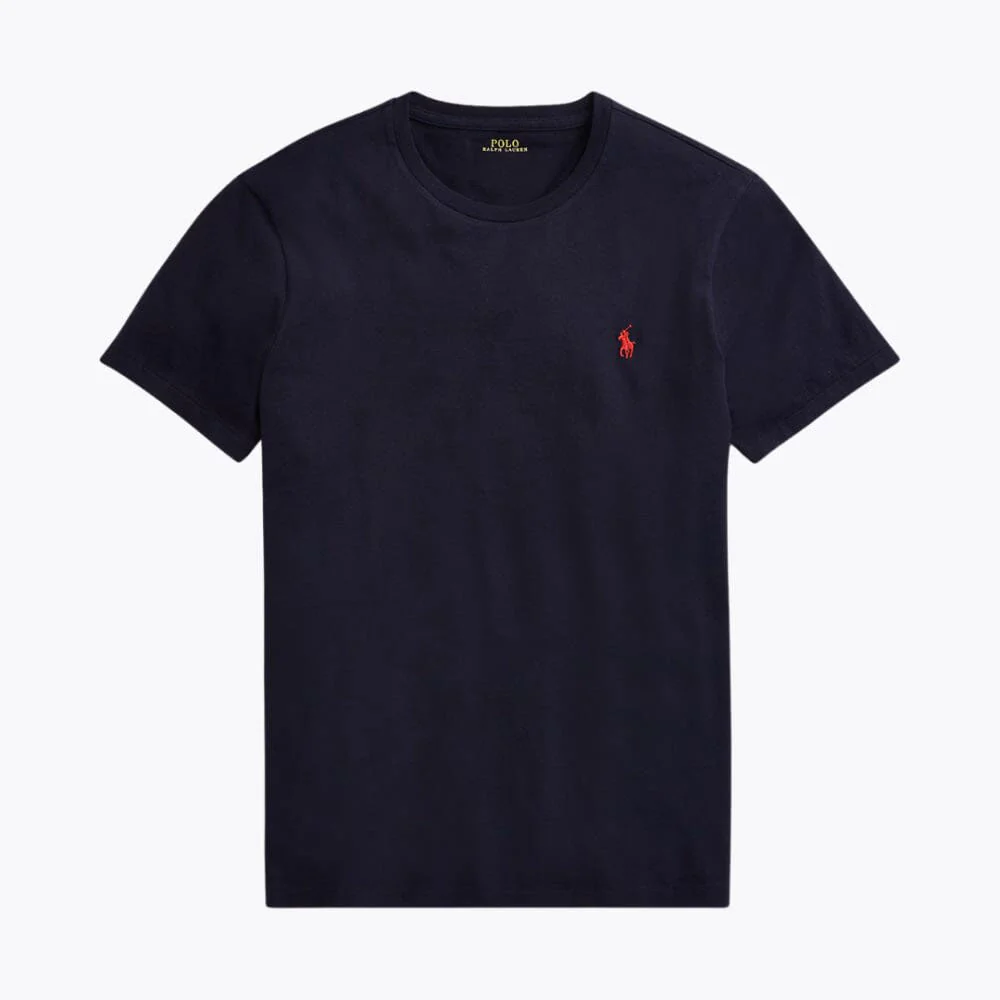 Fitted Cotton Crewneck T-Shirt - Image 2