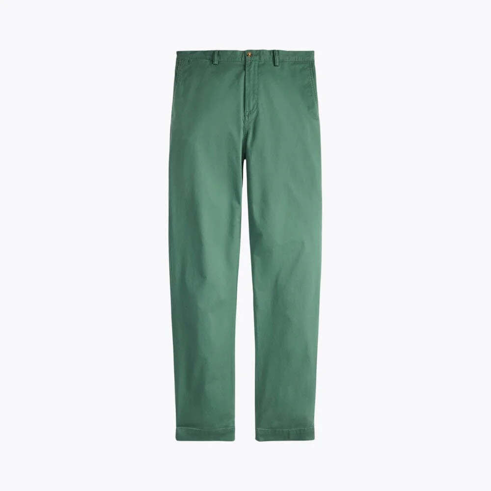 Classic Fit Washed Cotton Chino Pants - Image 2