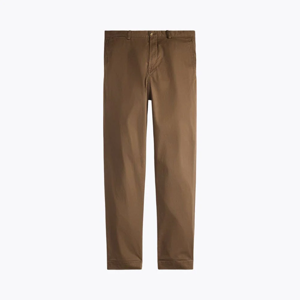 Classic Fit Washed Cotton Chino Pants - Image 3