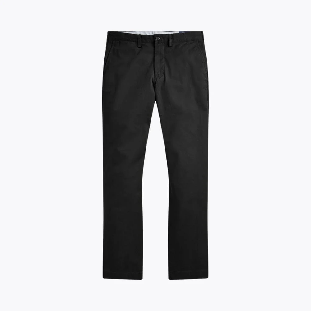 Straight Fit Stretch Cotton Pants