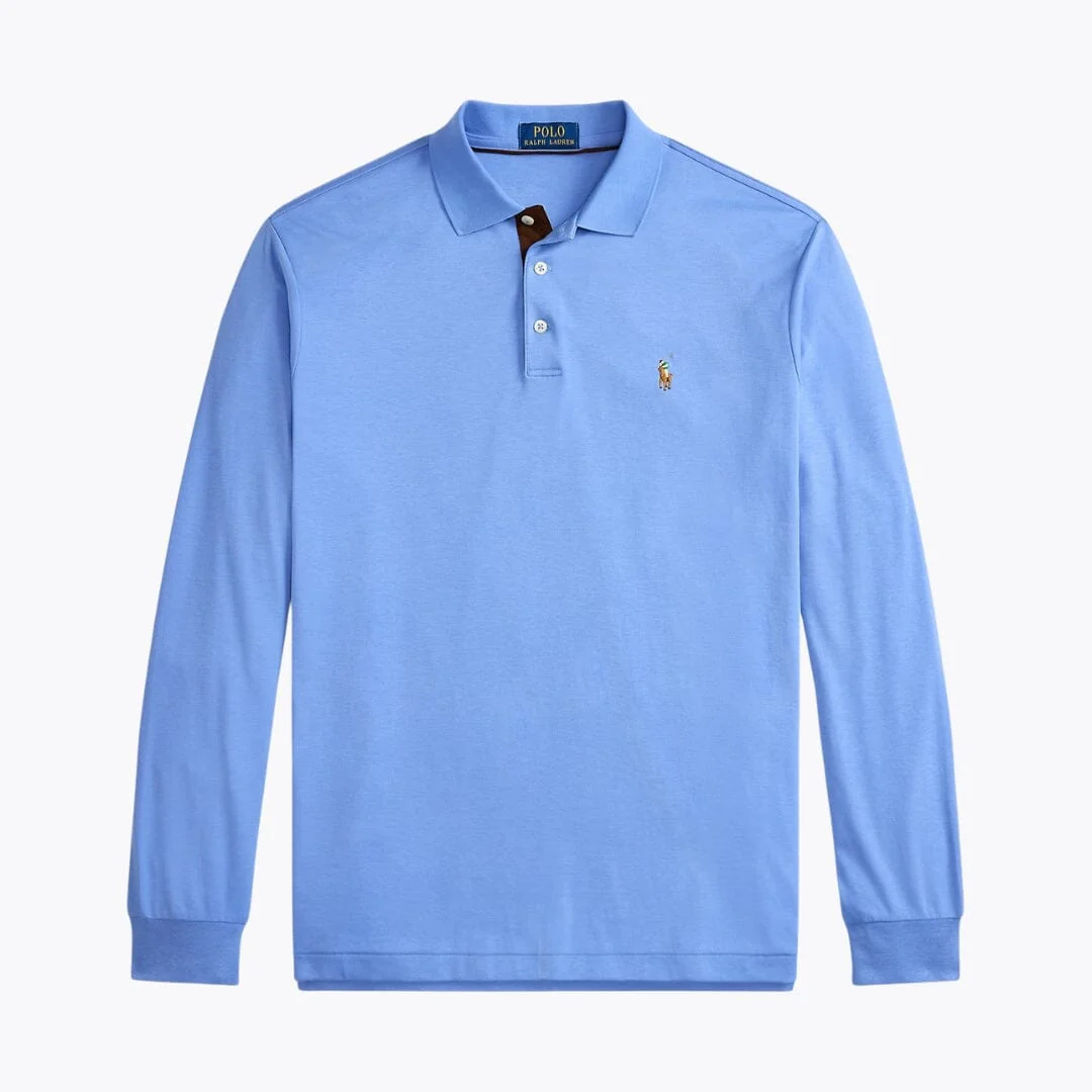 Long Sleeve Cotton Collared Shirt - Image 3