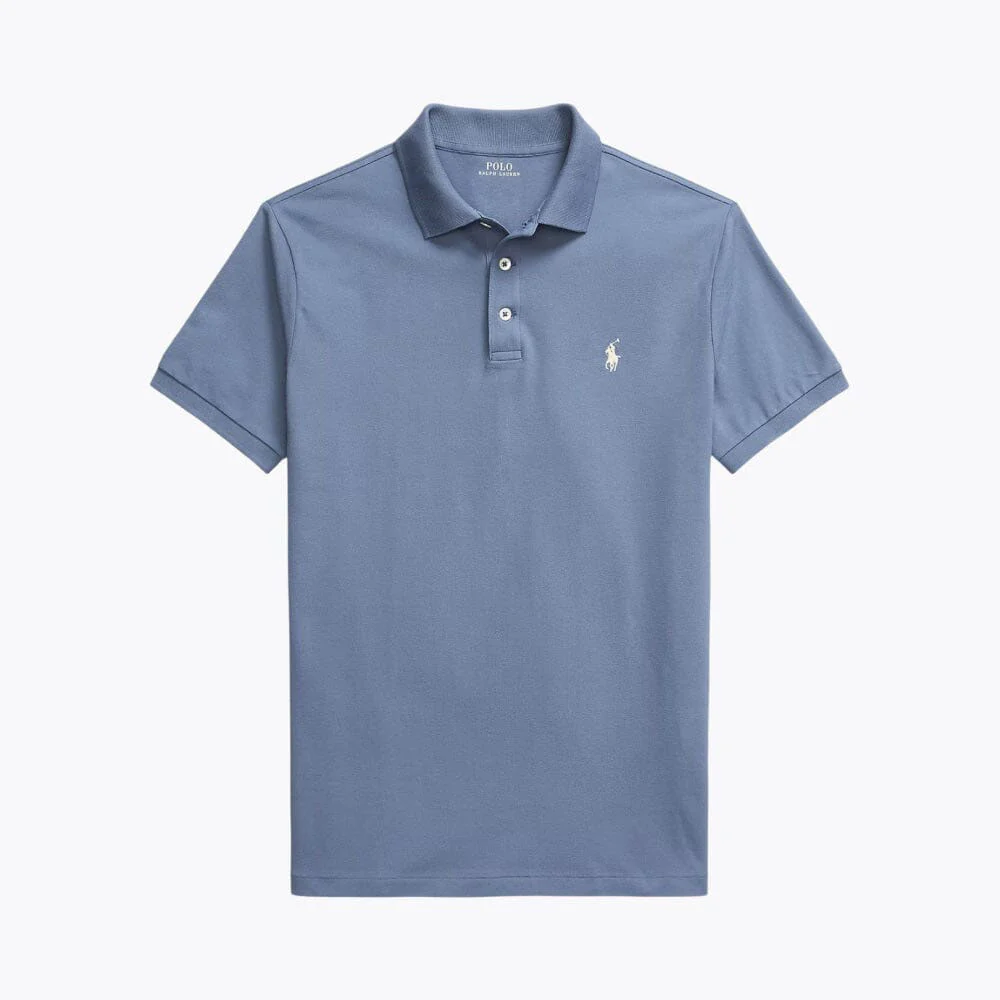 Slim Fit Stretch Cotton Collared Shirt - Image 5