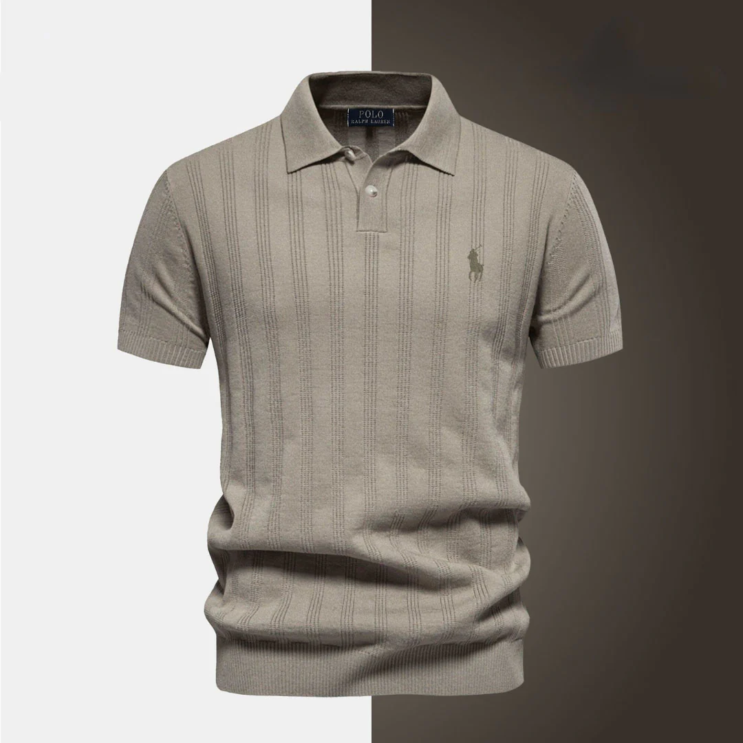 Textured Knit Short Sleeve Shirt - Image 2