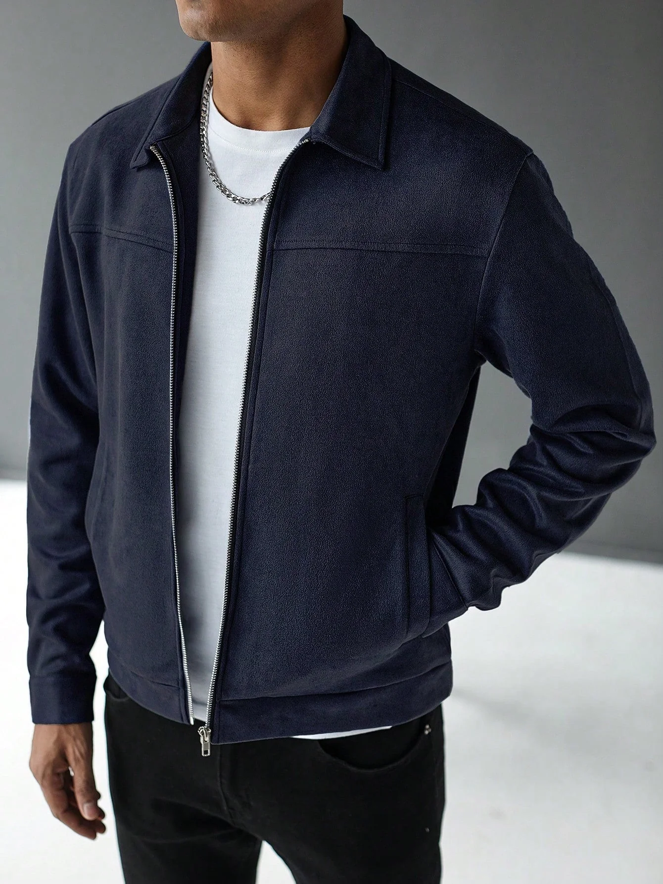 Old Money Casual Solid Color Jacket - Image 10