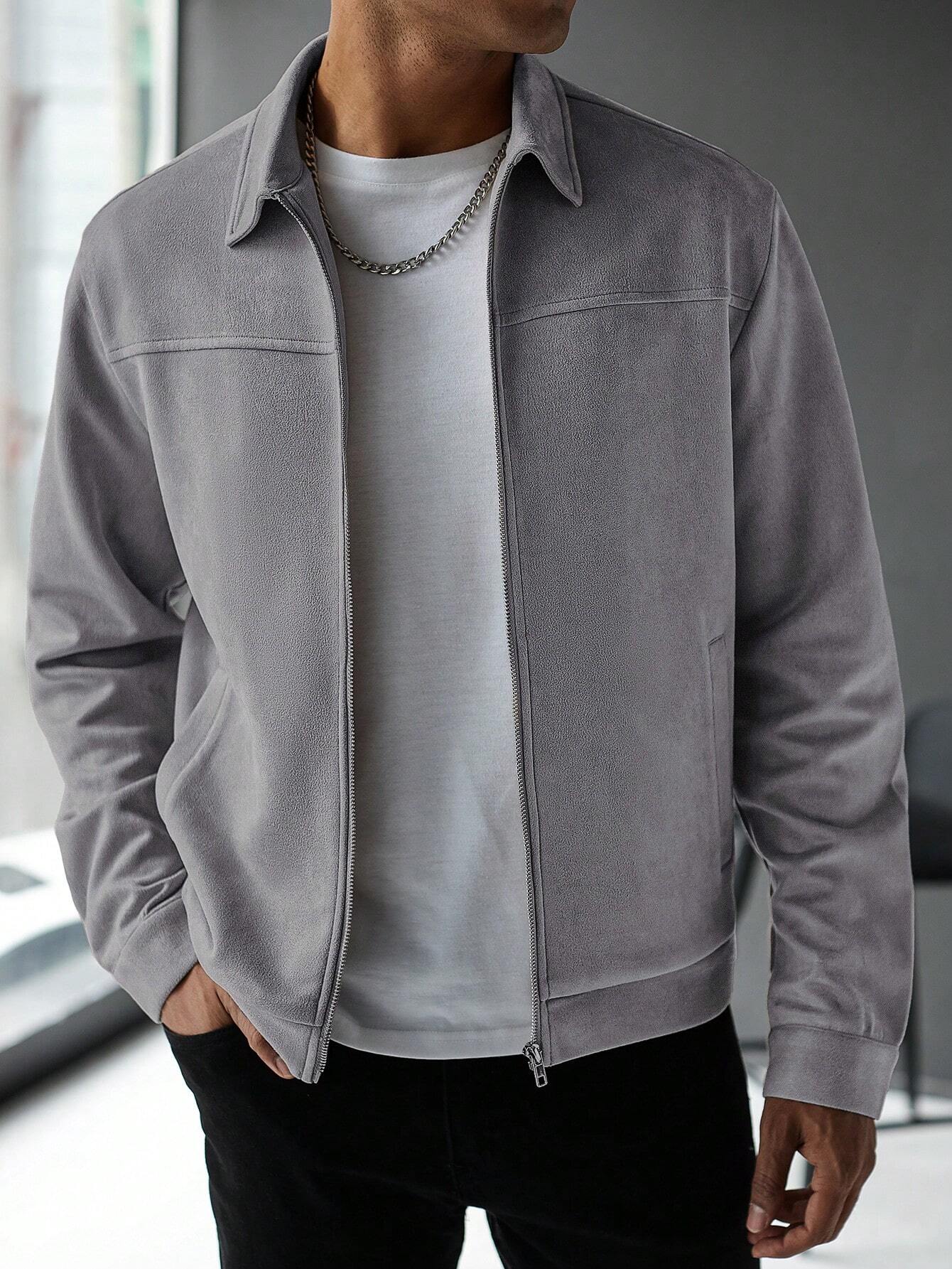 Old Money Casual Solid Color Jacket - Image 4