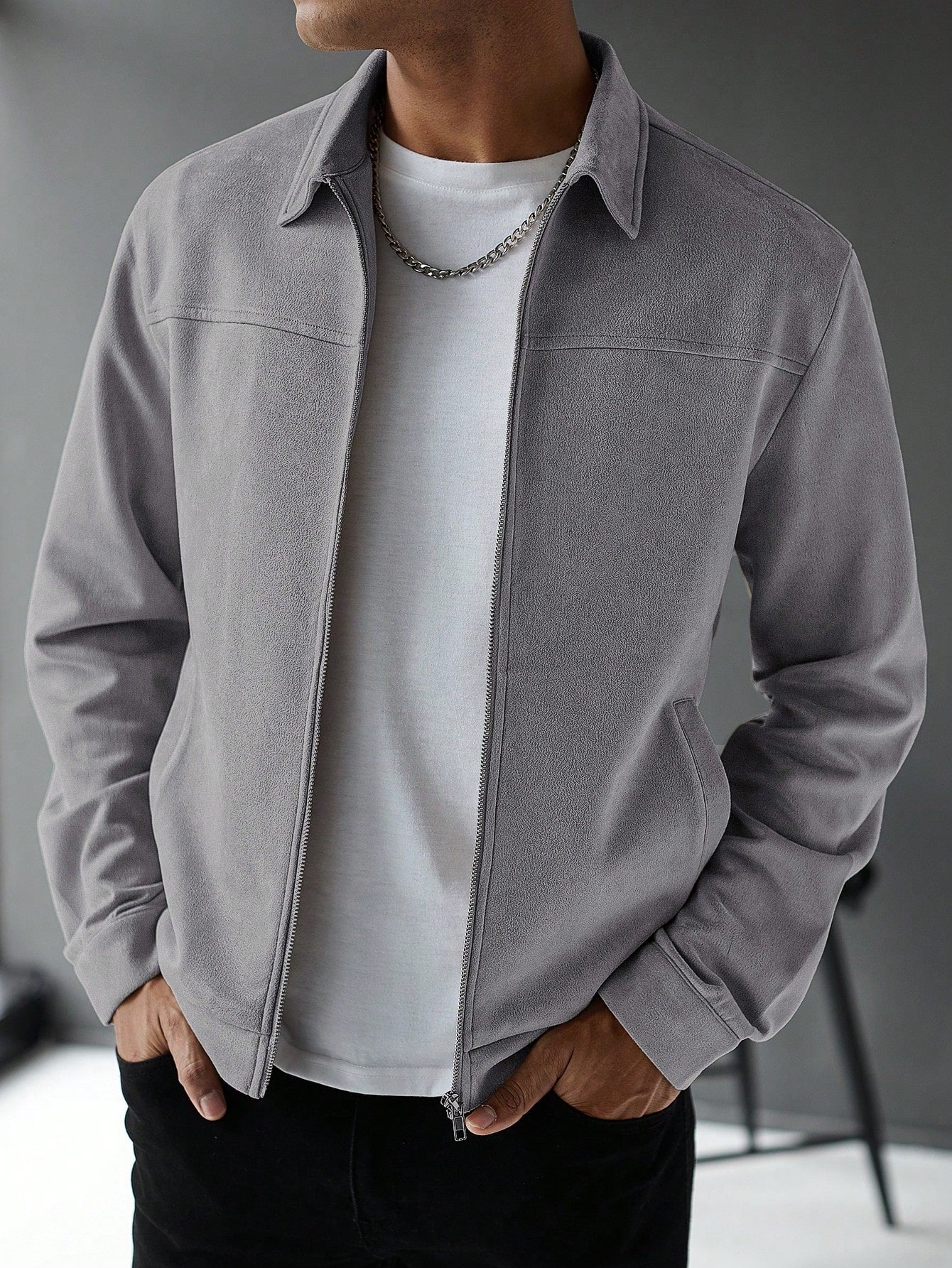 Old Money Casual Solid Color Jacket - Image 7