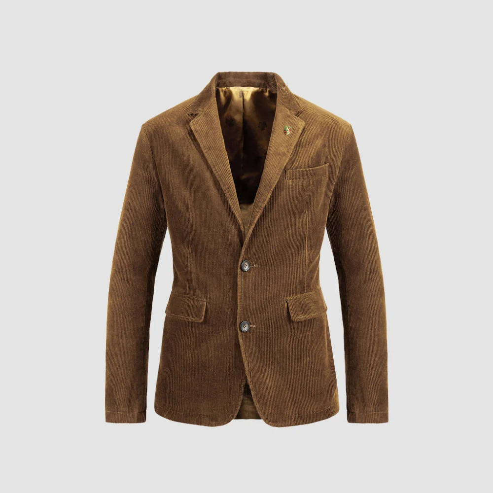 Old Money Corduroy Casual Suit Jacket