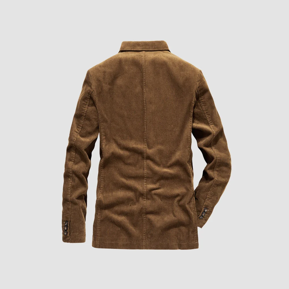 Old Money Corduroy Casual Suit Jacket - Image 2