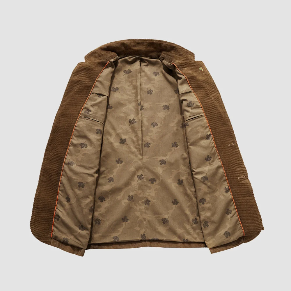 Old Money Corduroy Casual Suit Jacket - Image 3