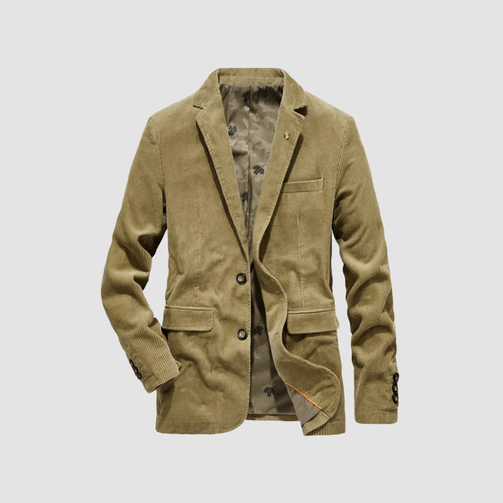Old Money Corduroy Casual Suit Jacket - Image 5