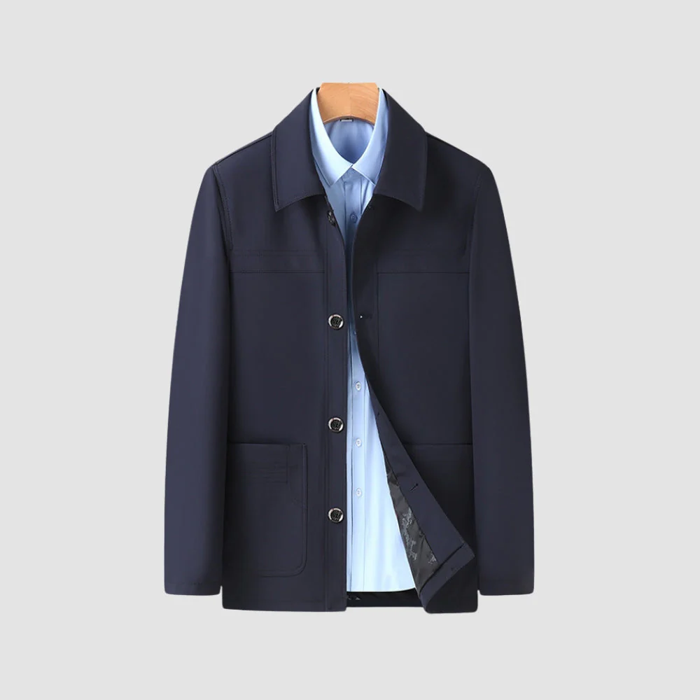 Old Money Lapel Collar Short Coat - Image 10